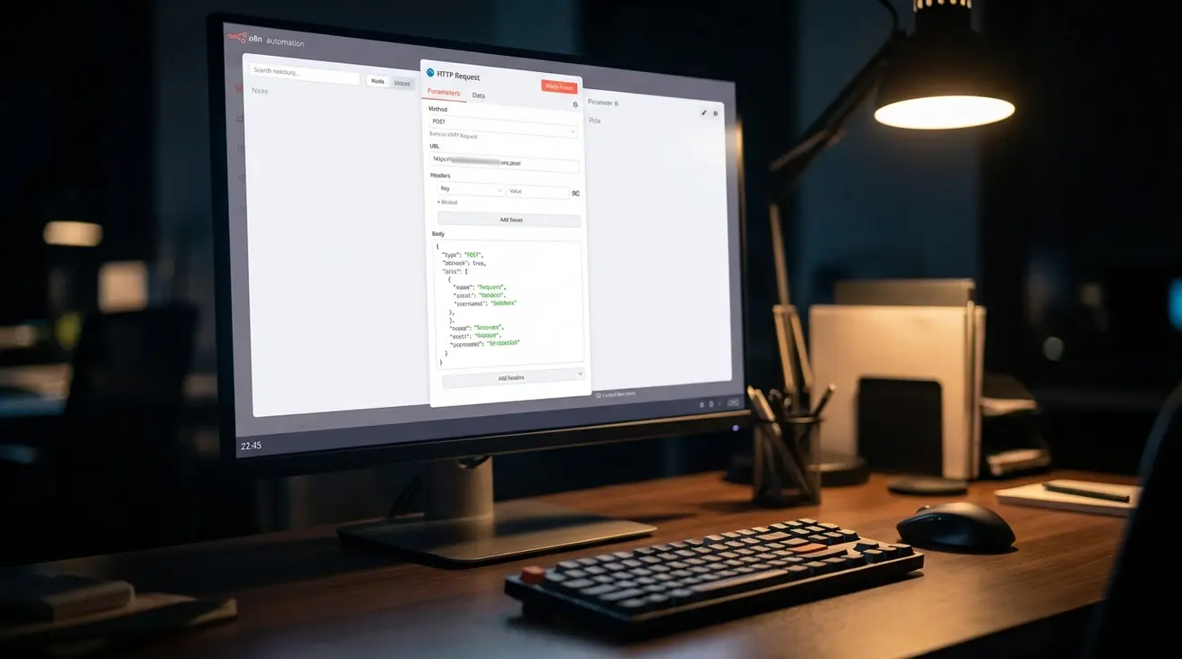راهنمای جامع نود HTTP Request در n8n (۱۴۰۴): اتصال به هر API بدون محدودیت