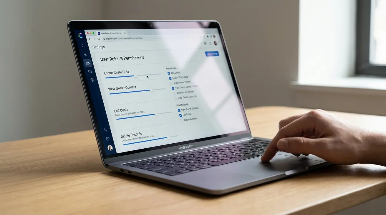 کنترل دسترسی مشاوران CRM