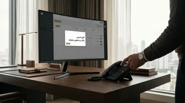 اتصال CRM به تلفن املاک