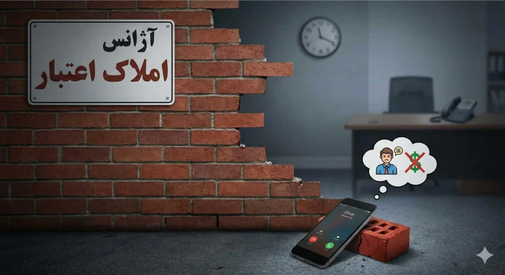 عدم مدیریت لیدهای دیوار  و از دست رفتن کمیسیون آژانس املاک